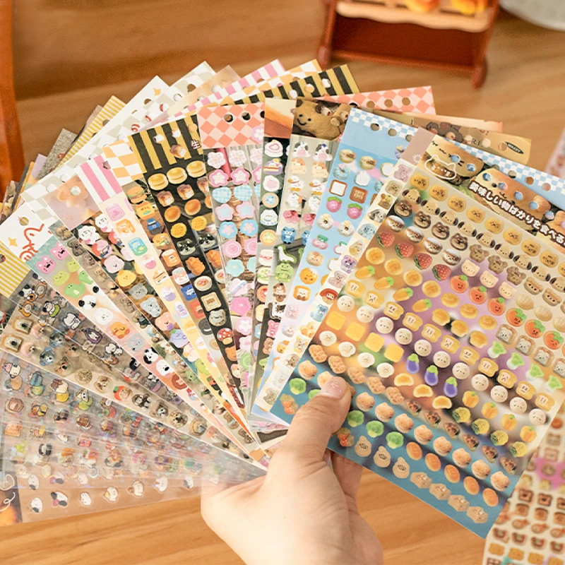 

Бумага мини-мультфильм милый макарон узор наклейка книга, альбом для вырезок, чехол для телефона, блокнот, украшение для дневника обратно в школу