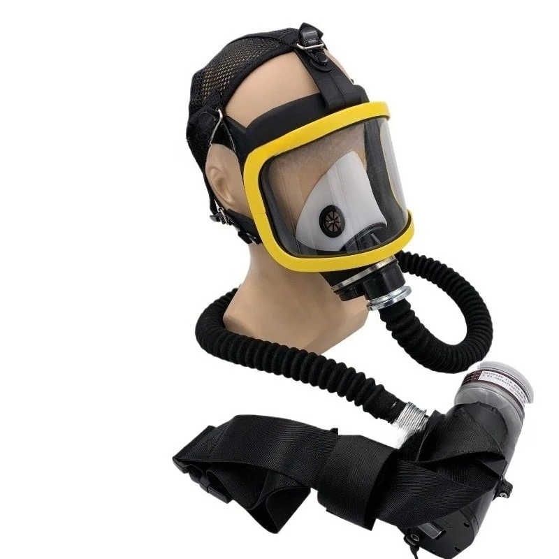 For Rechargeable Portable Electric Auxiliary Air Supply Anti-virus Long Tube , Anti-virus and Dust Filter Full Mask