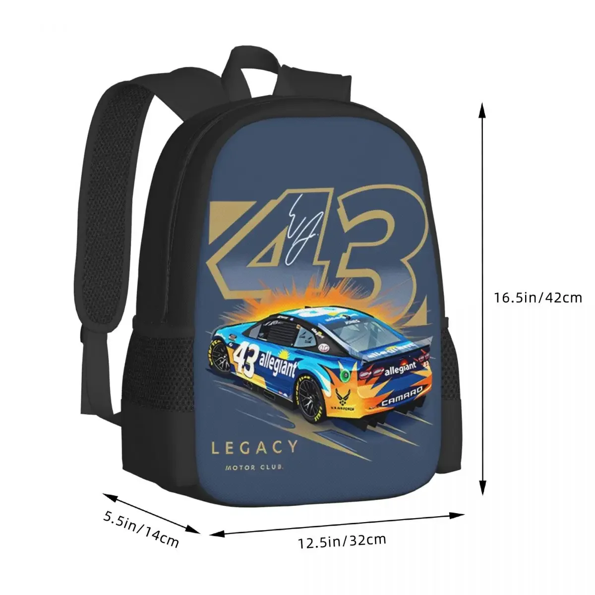 Erik Jones 43 Travel Laptop Backpack, Business College School Computer Bag Gift for Men & Women