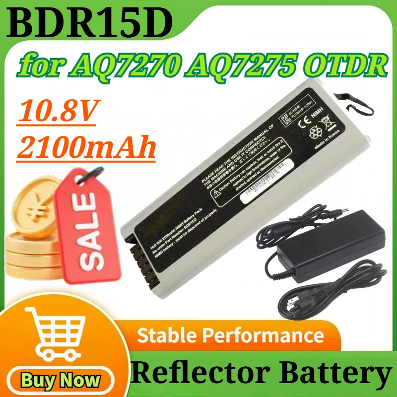 BDR15D 10.8V 2100mAh for AQ7270 AQ7275 OTDR Optical Time Domain Reflectometer Battery