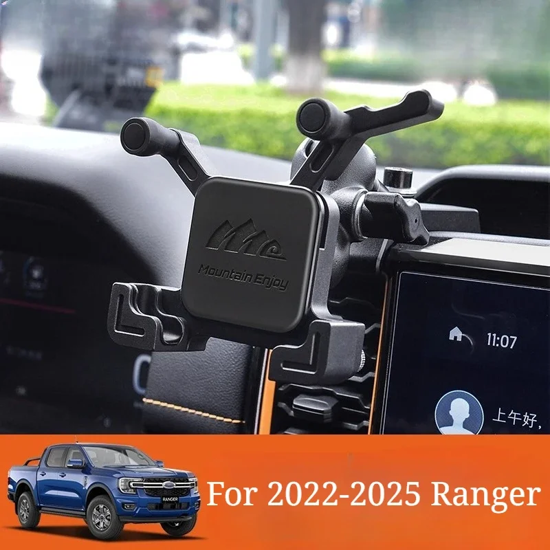 For 2023-2024 Ranger Mobile Phone Holder 2022-2025 Everest Center Console Navigation Bracket for Modification