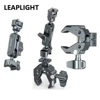 LEAPLIGHT-superabrazadera multifuncional con Base NATO, brazo mágico con cabeza de bola 360 para GoPro Insta360 DJI OSMO Aciton, cámara de teléfono