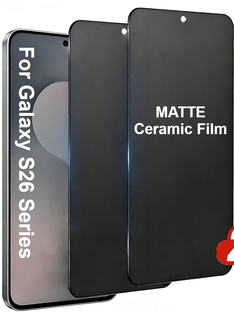 NNBILI 2 Stück Matte Keramik-Displayschutzfolien für Samsung Galaxy S22 23 S24 S25 S26 Plus Edge Ultra S26 Ultra