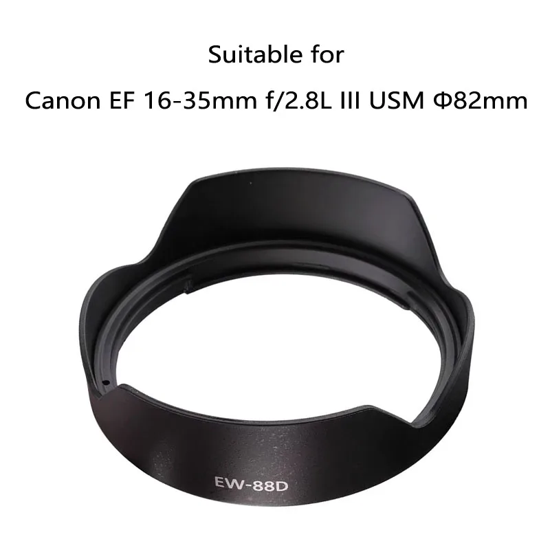 CanonEF 16-35mm f/2.8L III USM 82mm 렌즈 액세서리용 10개 EW88D DSLR 카메라 렌즈 후드