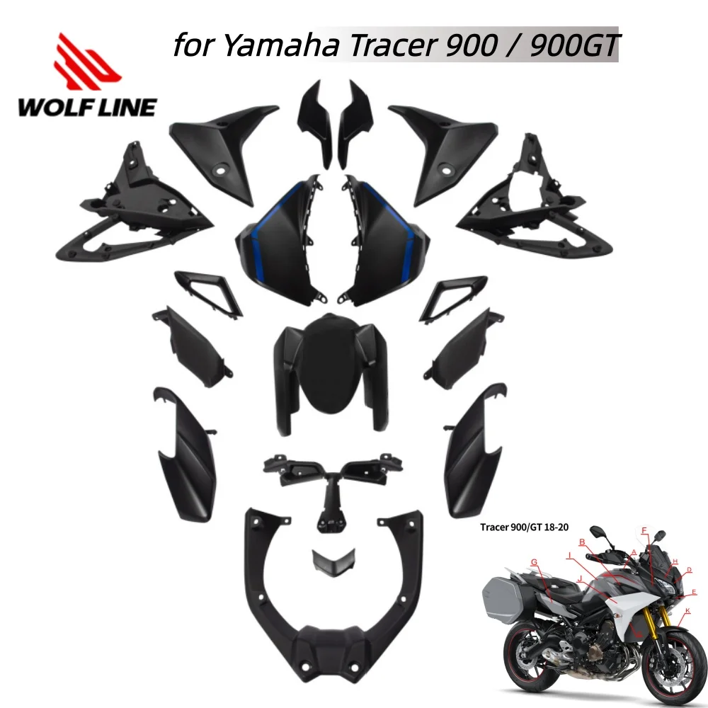 

Wolfline for Yamaha Tracer 900 Bodywork Panel Full Fairing Cowl Cover Kit Motorcycle Accessories Tracer900 900GT 2018-2020 2019