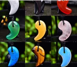 30mm Red agate Shinto Magatama Amulet Pendant