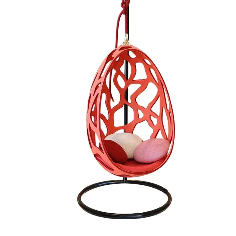 

Single bird's nest hammock eggshell chair home living room balcony Internet celebrity lazy egg cradle chair