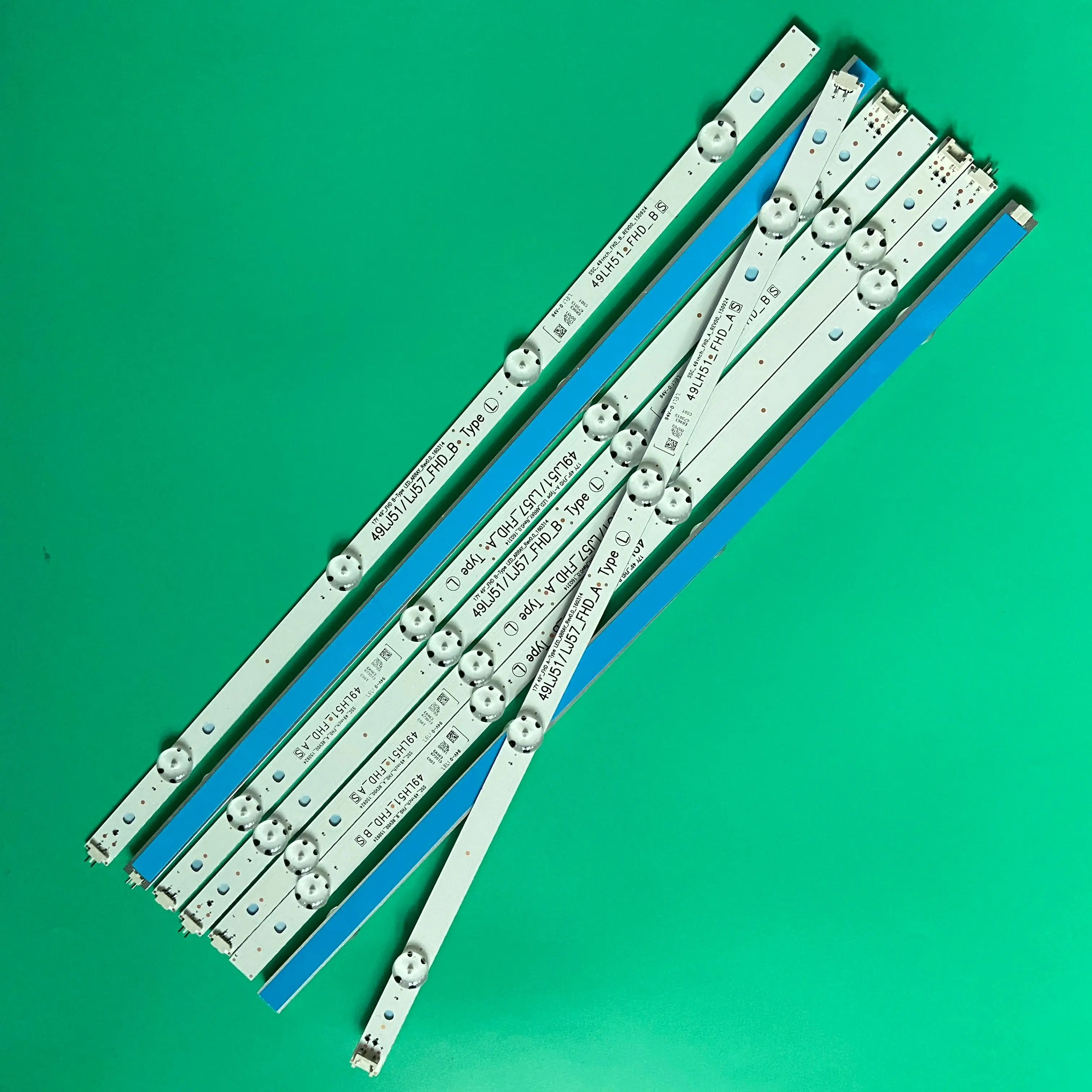 

8 шт./компл. новые светодиодные ленты для телевизора для 49LJ5150 49LJ515V 49LJ523T 49LJ5800 49LJ5820 49LJ5860 49LV300C 49UM6950 полосы подсветки