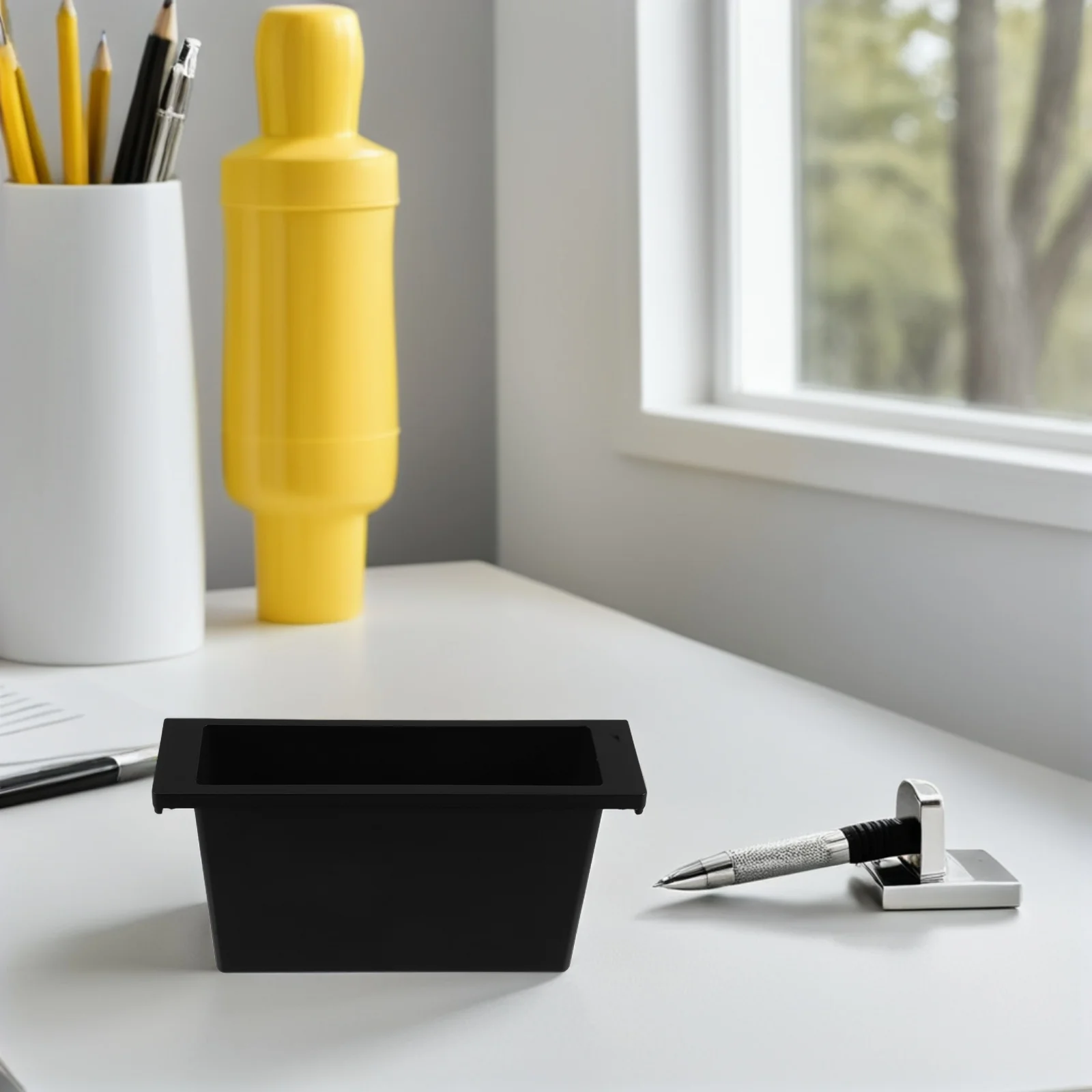 Caixa de armazenamento para painel de ruído único estéreo cubby bolso guarnição moldura para instalação da unidade principal áudio do carro