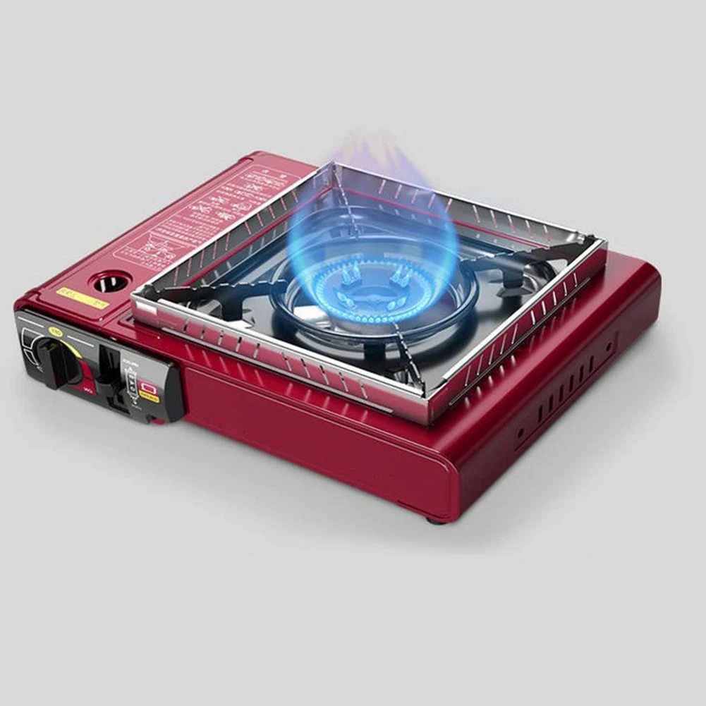 موقد للتخييم الزجاج الأمامي انفصال مخيم موقد الزجاج الأمامي الفولاذ المقاوم للصدأ التخييم شاشة الرياح المحمولة اكسسوارات الطبخ #5