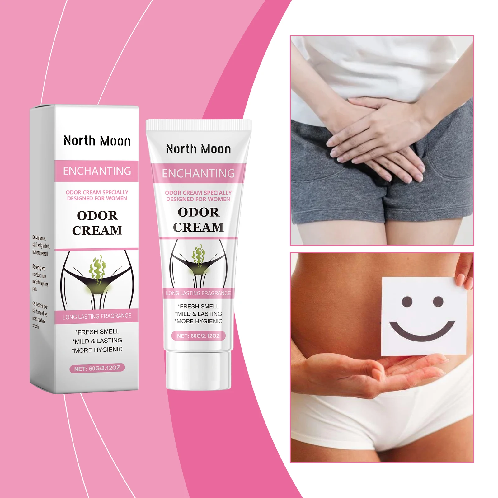 

Women's Scent Cream Removes Odors,cleanses Odors,long-lasting Fragrance,brightens,shows Confidence And Charm,body Deodorant 60g