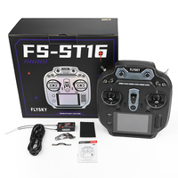 Newest Flysky Fs-st16 16ch 2.4g Ant Protocol Digital Transmitter Controller Sr8 Receiver For Rc Heli Plane Multicopters Car Boat