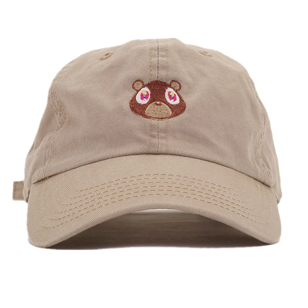 Kanye West Ye Bear Dad Lovely Baseball Cap Summer For Men Women Snapback Unisex Exclusive Release Hip Hop Hot Style Hat — zdjęcie 2