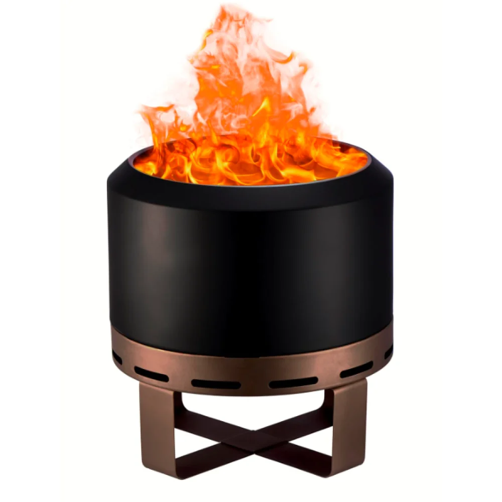 

Outdoor Smokeless Fire Pit Stove 18'' for Camping Bonfire, Wood Burning Fire Place Firepit with Stand for Patio Backyard Outside