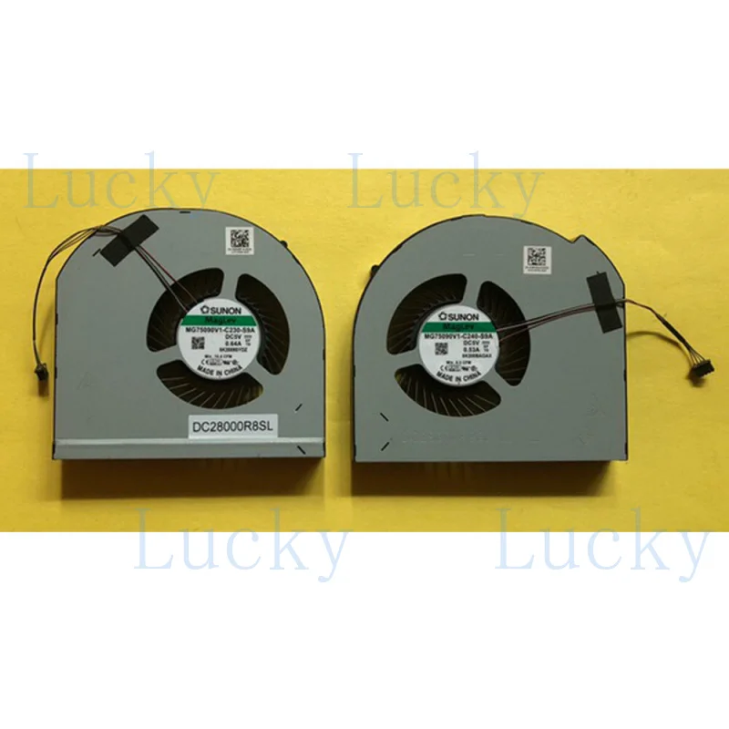 

Вентилятор охлаждения процессора и графического процессора для Dell Precision 7750 M7750 0R95XY 0VXTNG