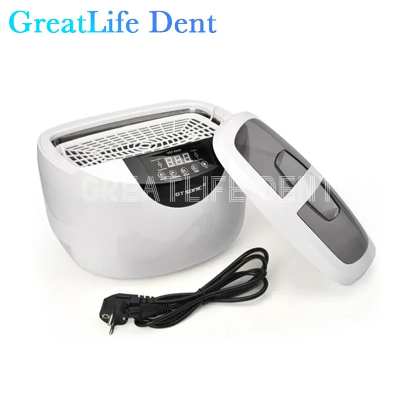 GreatLife Dent Jewelry Glasses Tooth 2.5l Timer detergente ad ultrasuoni detergente per denti dentale detergenti ad ultrasuoni per uso domestico ad