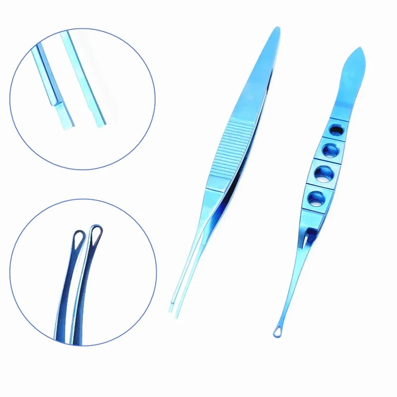 Ophthalmic Lens Forceps Microscopic IOL Loading Forceps Tweezer Ophthalmic Surgical Instruments