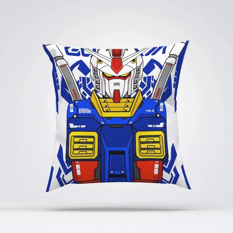 Sleeping Pillows GUNDAM Pillow Covers Decorative Cushions Cover for Sofa Car Decoration Pillowcases 50x50 Pillowcase Decor 40x40