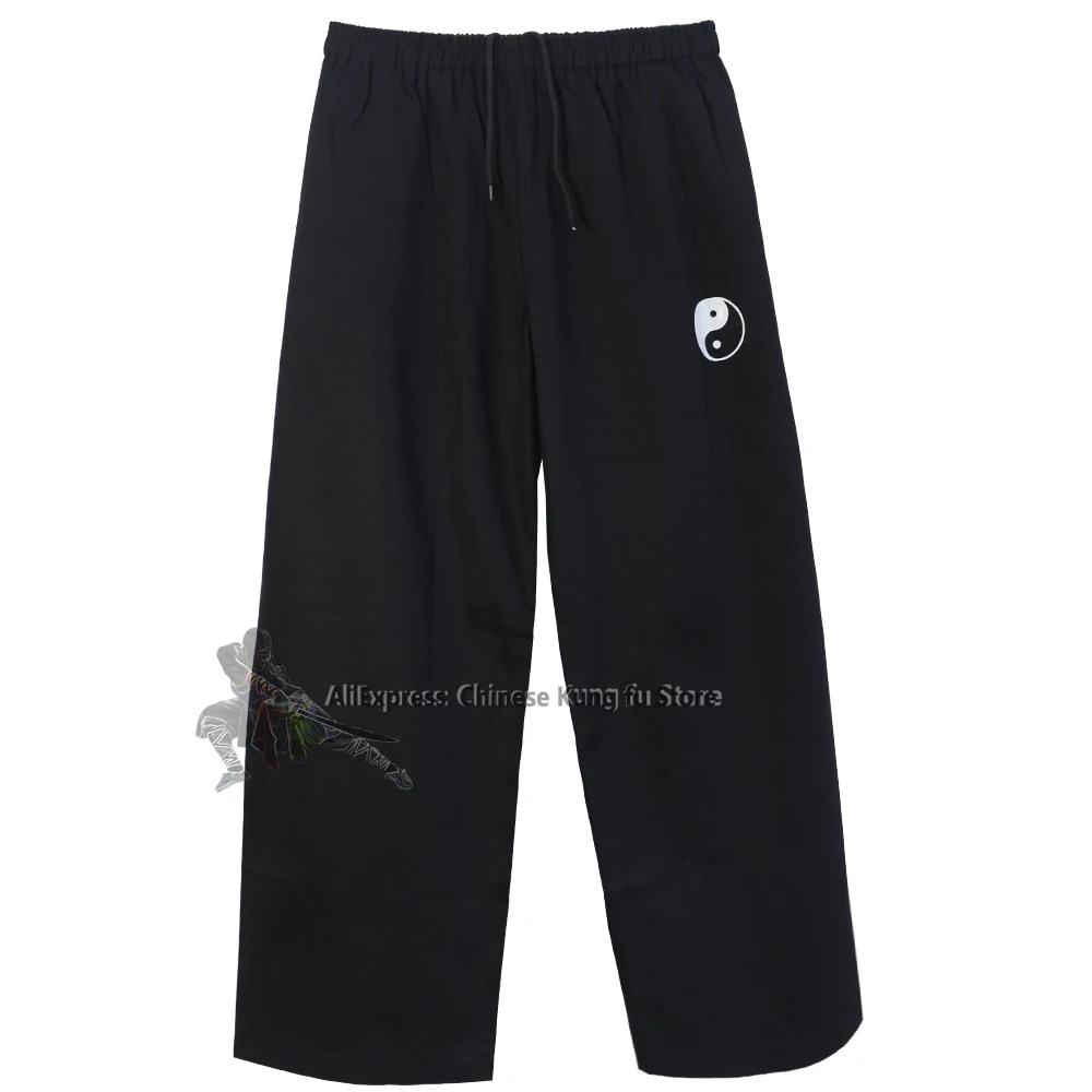 Men's Women's Sturdy Cotton Kung fu Pants Tai Chi Shaolin Wudang Martial arts Wing Chun Trousers