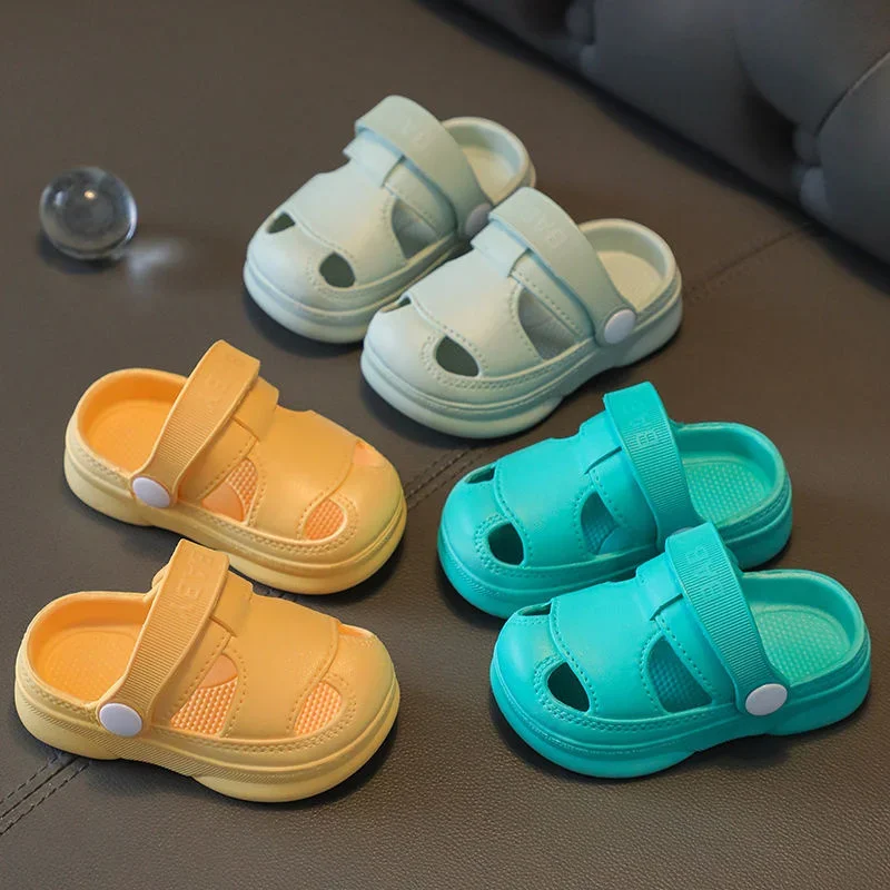 Soft Sole Baby Shoes Summer Cute Kids Children's Slippers Boy Girl Non-slip Durable Slippers Indoor Outdoor Sandals