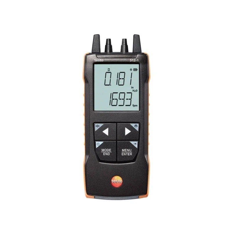 

Digital Differential Pressure Measuring Instrument With App Connection TESTO 512-1