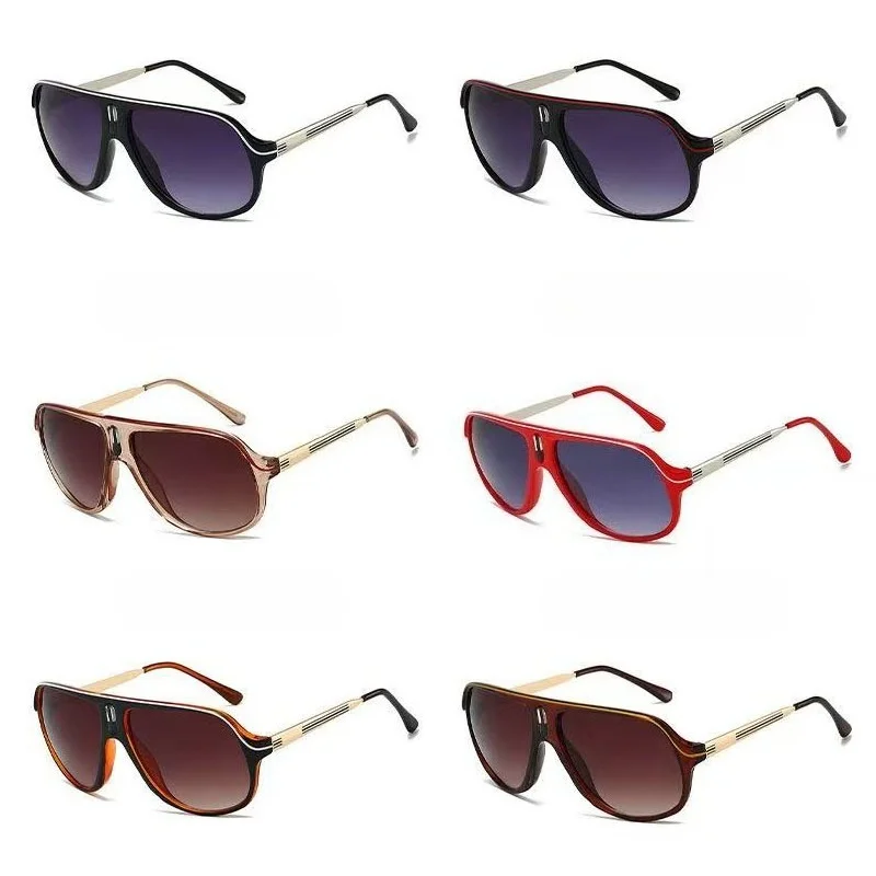 Vintage Square Unisex Men Women Luxury Brand Designer Classic Driving Traveling Rectangle Tropical Vacay Outfits Shades for Man