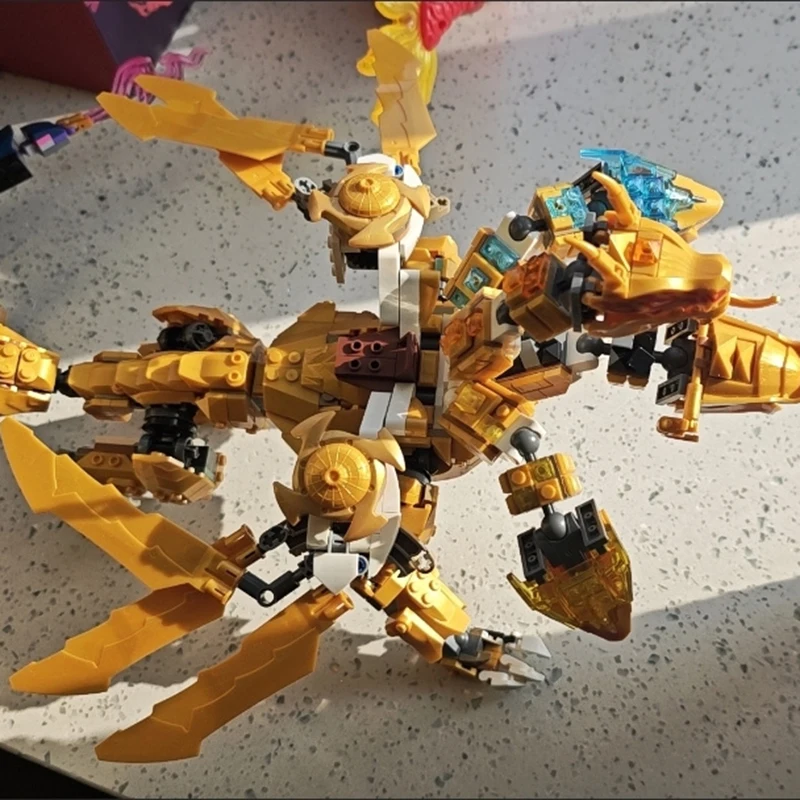 MOC Temple Dragon of Chaos Bounty Tournament Battle Arena Building Block Toy