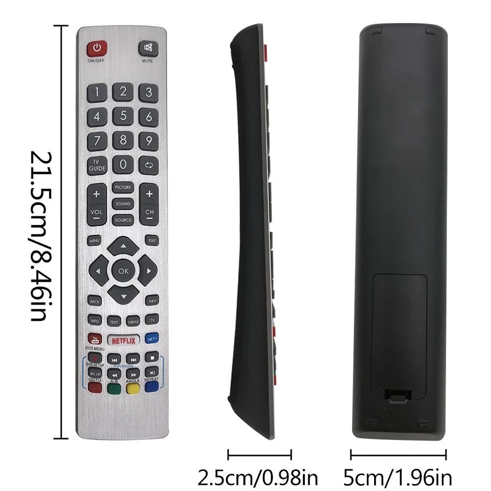 Replacement for the new SHW/RMC/0115 SHWRMC0115 Remote Control for Sharp Aquos 3D HD Smart TV with Netflix Youtube NET+