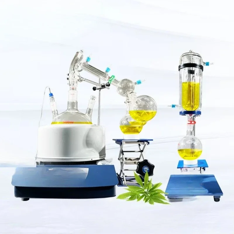 Laboratory Extraction Evaporation System, Lemongrass and Rose Hydrosol Extraction Equipment