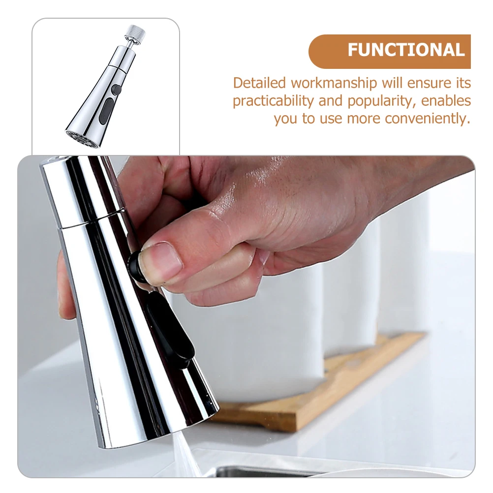 

Universal Aerator Sink Sprayer Faucet Tap Nozzle Head 360 Degree Rotatable Extendable Kitchen Faucet Copper ABS Material Easy