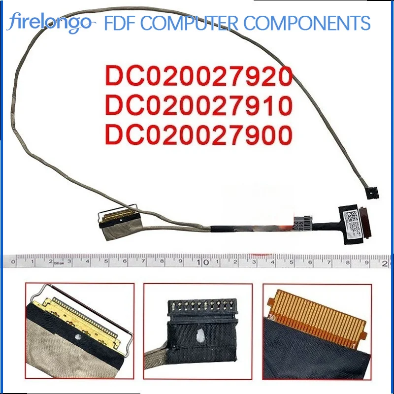 Cable flexible de pantalla LCD para Lenovo IdeaPad 14S 14sIML 14sARE 14sIIL V14 G1 DC020027920 DC020027900 7910
