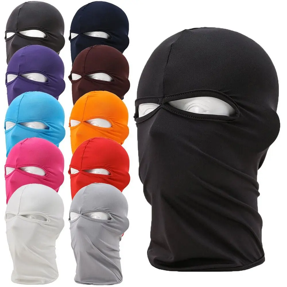 Summer Men And Women Ventilation Multifunctional Cooling Neck Cover Double-Hole Cap Windproof And Dustproof Mask Sunscreen Mask