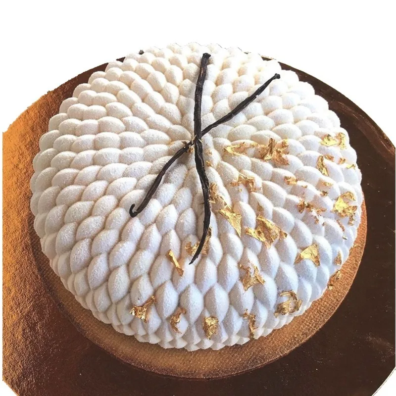 

Round Dessert Silicone Mold 3D Creative Shape bakeware DIY Chocolate Mousse Pudding Decoration Mold Kitchen Pastry Accessories