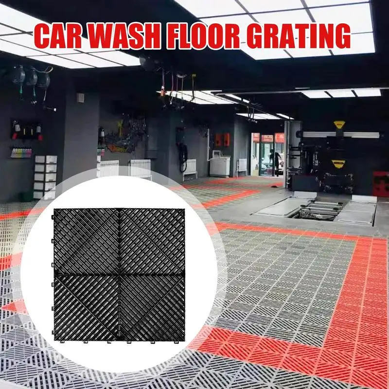 Car Wash Grill High Strength Grille Plate Cover Floor Grid Plate Car Washing Supplies For Floors Municipal Engineering