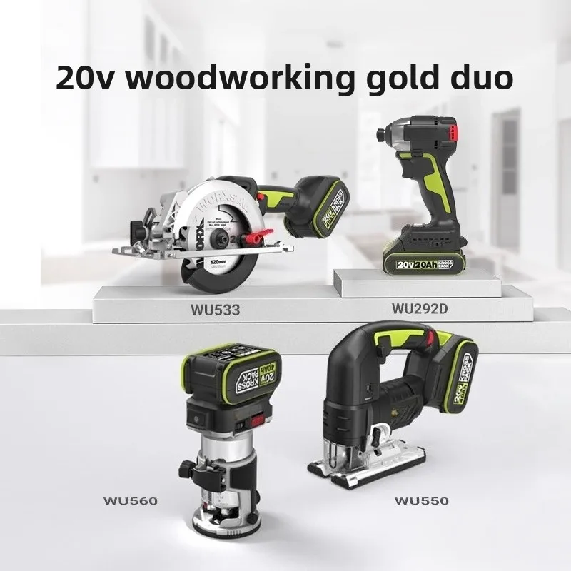 Cordless Brushless Trimmer WU560, Wood Aluminum Plastic Grooving Tool