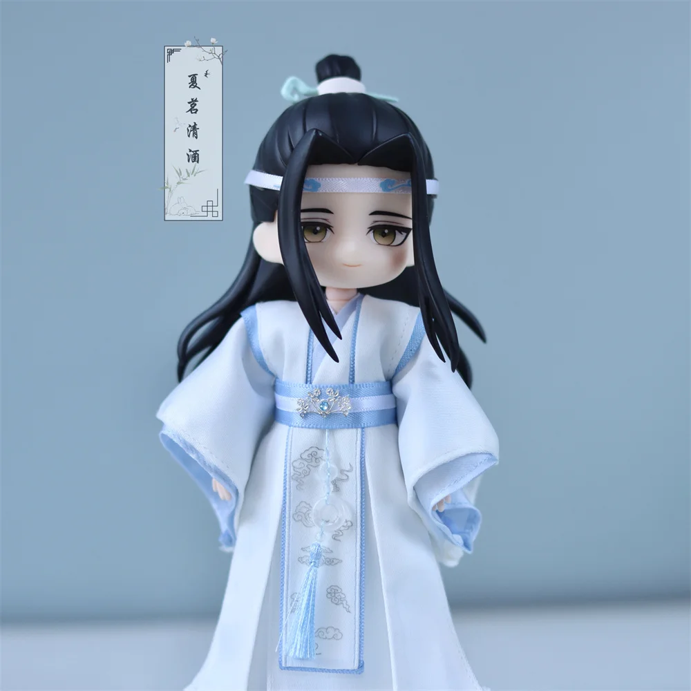 Anime MDZS Mo Dao Zu Shi Lan Wangji disfraz antiguo hecho a mano OB11 P9 P10 ropa de Cosplay Original para niños, regalo