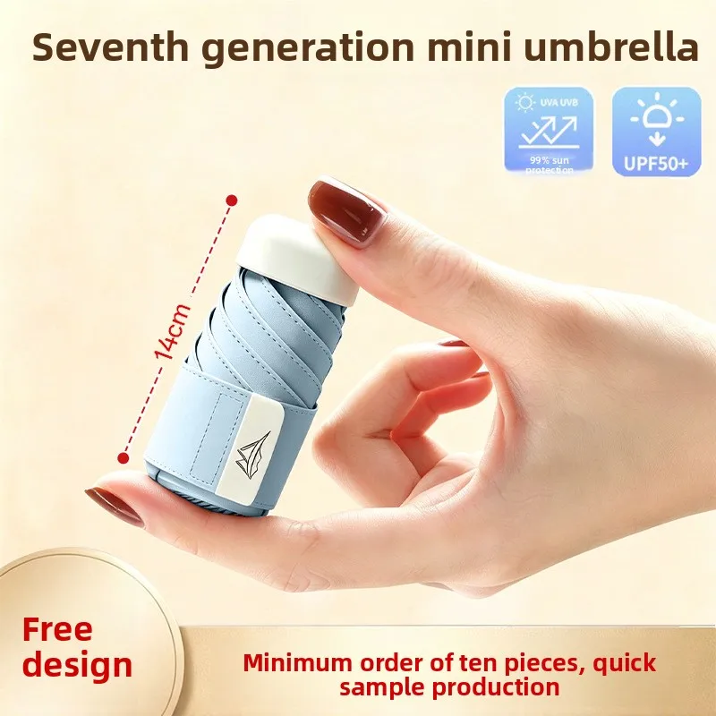 New Mini 30% off Sun Umbrella with Wide Straps, Sun Protection, UV Protection, Compact and Portable Umbrella, Wholesale