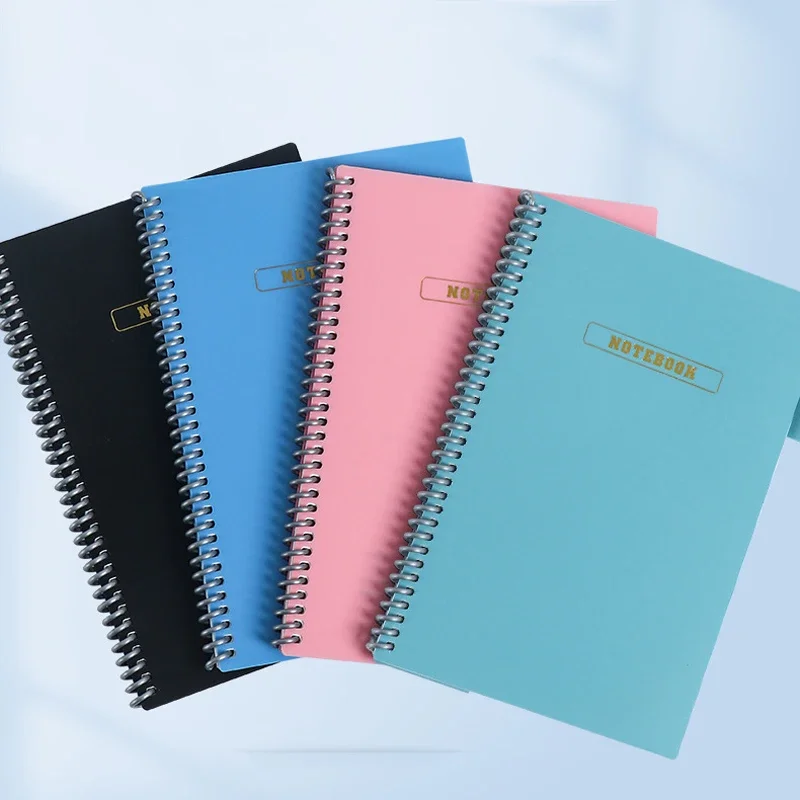 A5 Reusable Notebook Waterproof Erasable Spiral Notepad Hardcover Student Drawing Book Planner Book Whiteboard Spiral Notebook