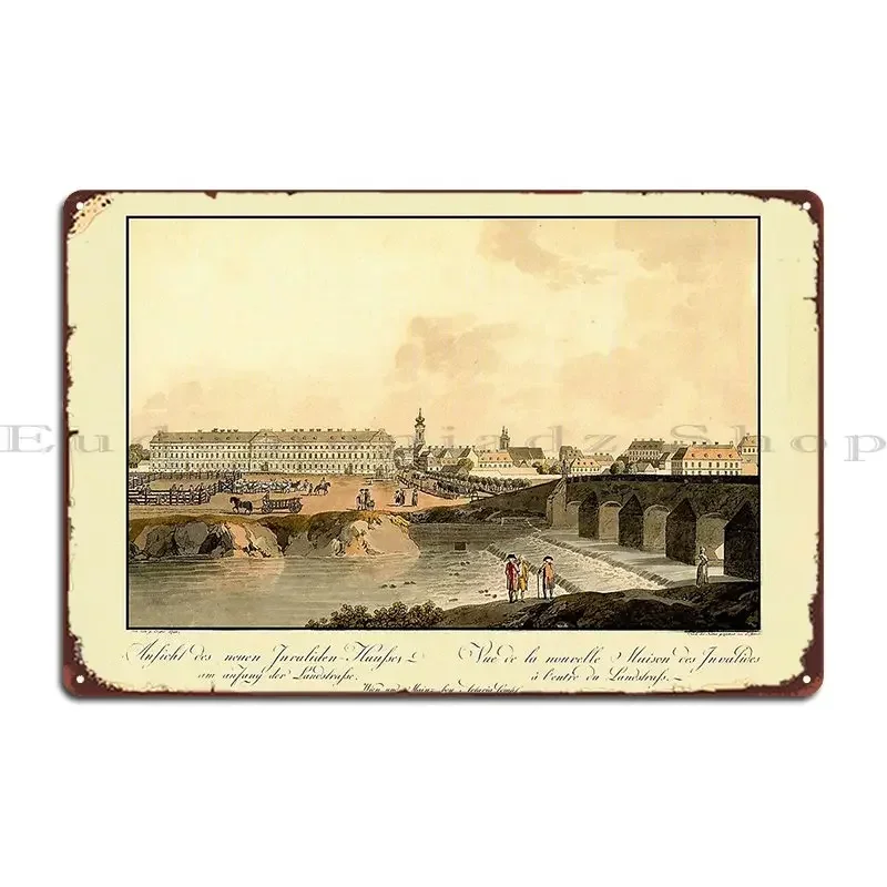 Vienna Austria 1792 Metal Sign Party Retro Wall Custom Customized Create Tin Sign Poster