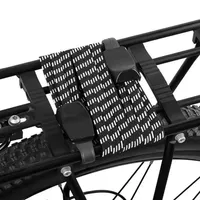 Bike Luggage Rope Elastic Carrier Rack Straps Elastic Rubber Belt Buckle Rope Belt With Hook Mountain Road Bike Bag Accessory