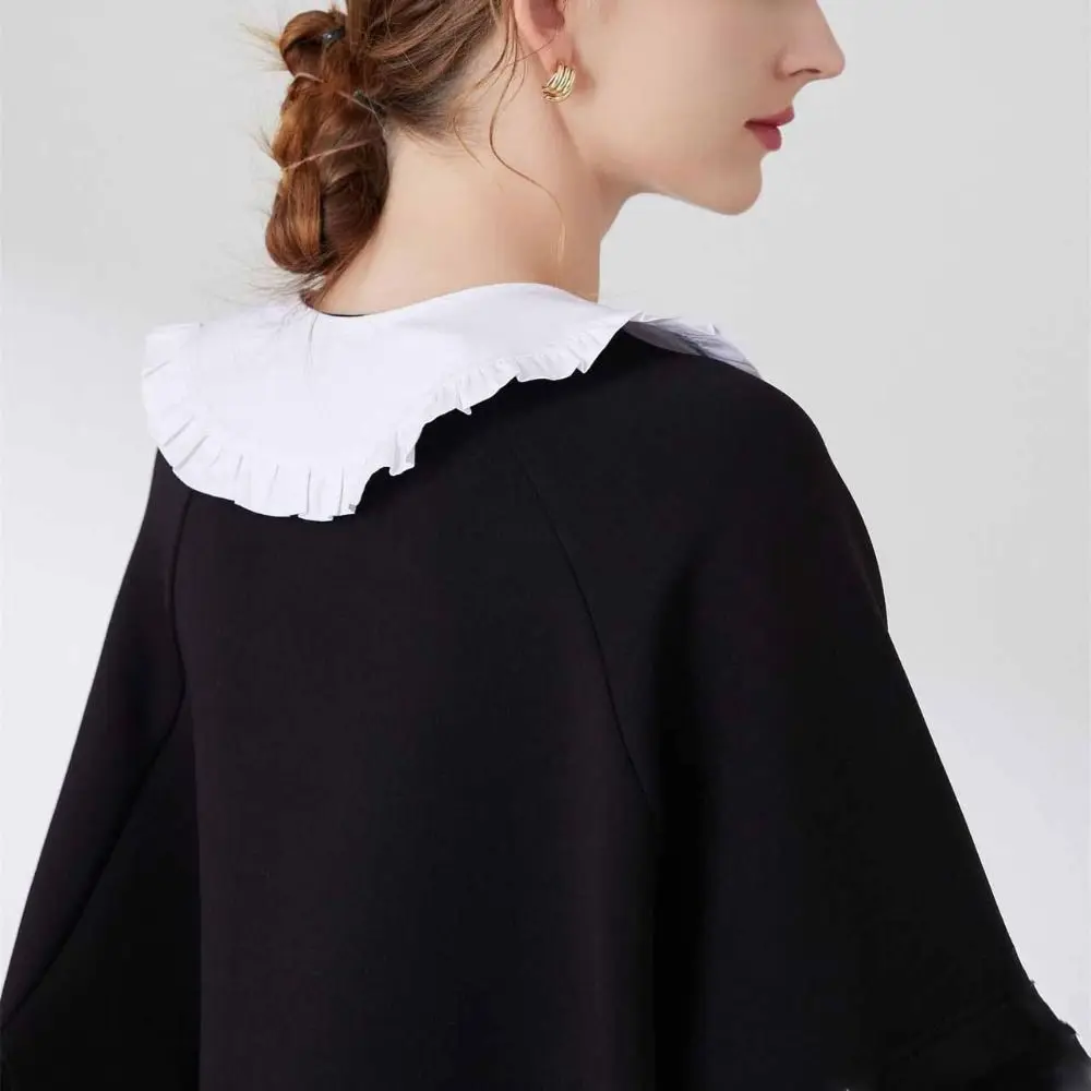 خمر الدانتيل يصل طية صدر السترة وهمية طوق البتلة انفصال انفصال قميص عباءة الياقات كاذبة وهمية #3