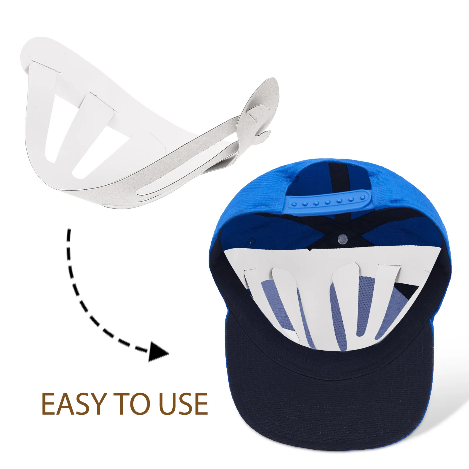 

25pcs Hat Liner Inner Support Baseball Cap Insert Anti-deformation Rack Holder Photography Display Home Shop Mall Labor