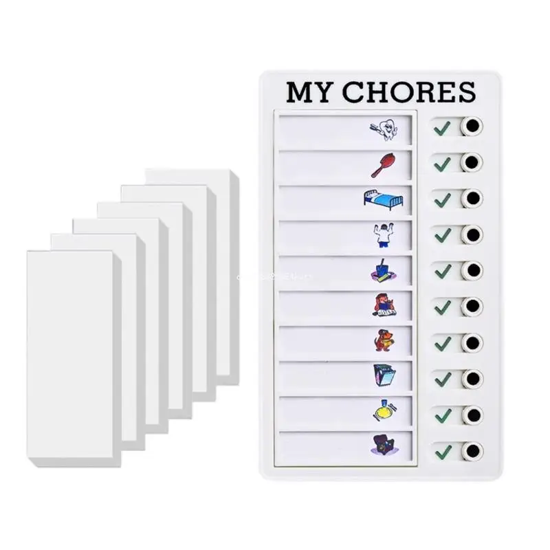 Draagbare klusjeskaart Checklist Board Dagelijks schema Board Memoboard Dropship