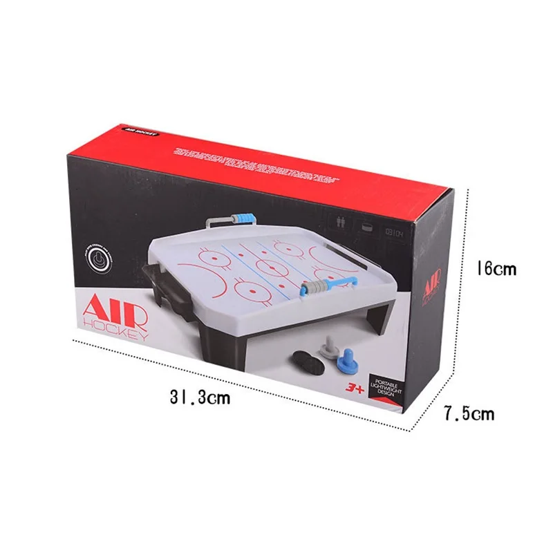 Tabletop Hanging Ice Hockey Mini Arcade Air Table Top Game Educational Toys For Kids Adults Battery-Operated No Include Battery