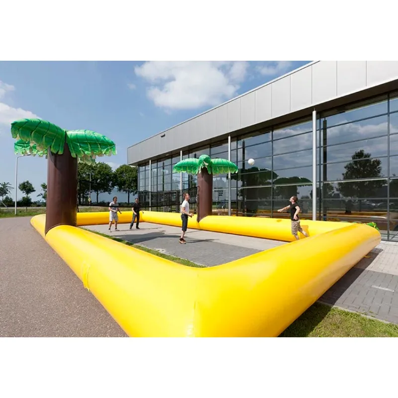 2026 PVC Inflatable Volleyball Pool Court Commercial Outdoor Sports Game Venue