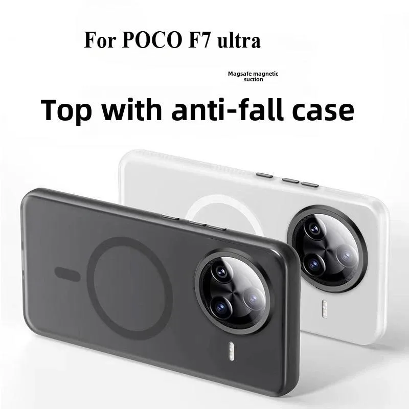 

For Xiaomi POCO F7 Ultra Pro Case Luxury Leather Borderless Back Cover For POCO F 7 Ultra Thin Shockproof Bumper POCOF7Pro Funda