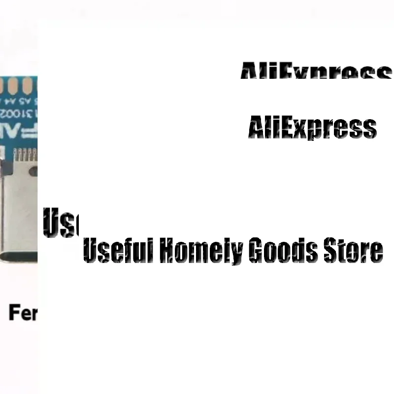 2Pcs USB 3.1 Type C Connector 24P Male Female Plug Receptacle Adapter To Solder Cable Test Board PCB DIY Adapter