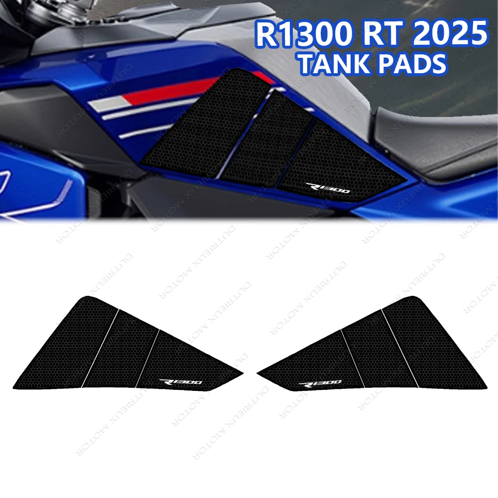 

Для BMW R1300 RT R1300RT R 1300RT 2025 2026 аксессуары накладка на бак Нескользящая боковая накладка на топливный бак наклейки водостойкая резиновая наклейка