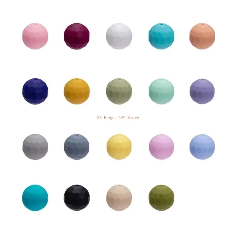

96GC Silicone Beads Baby Safe Silicone Beads Round Beads for Baby Pacifier chain