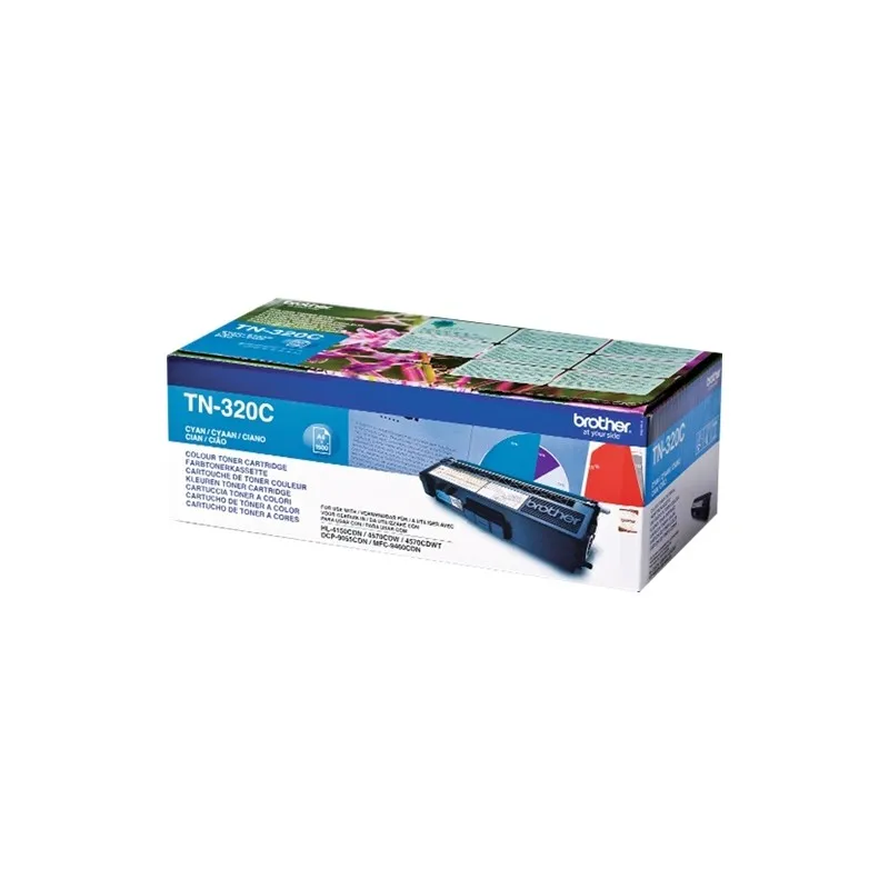 Brother TN320 Cyan Original Toner cartridge-TN320C TN320C tintasycartuchos.com